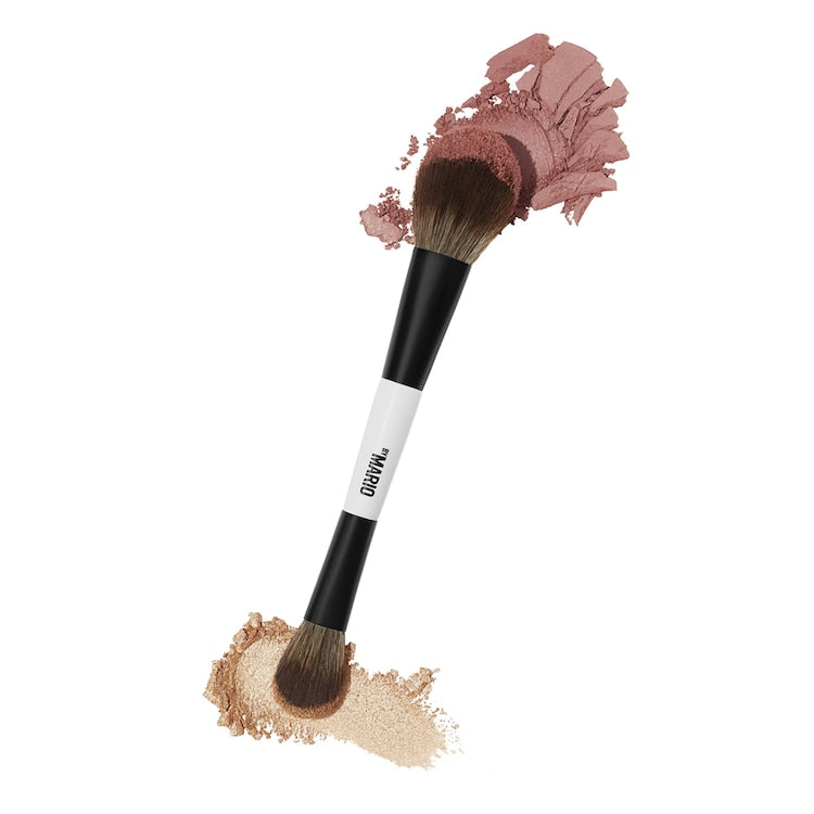 MAKEUP BY MARIO F3 Dual-Ended Cheek & Eye Brush